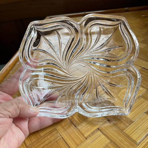 Vintage Other - Vintage sandwich glass dish